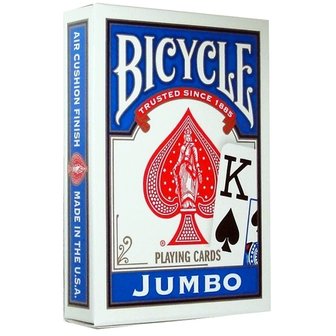 Bicycle rider back jumbo index blauw