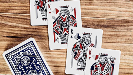 Blue Wheel Playing Cards (DKNG) by Art of Play