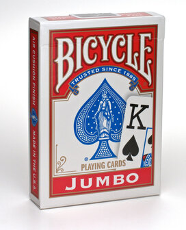 Bicycle rider back jumbo index rood