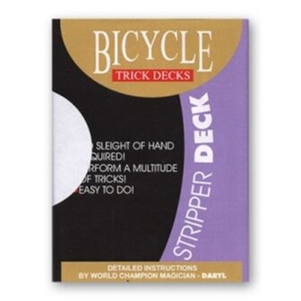 Bicycle Stripper deck rood