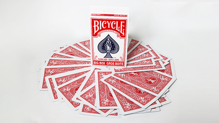 Bicycle Jumbo ESP 50 Cards Red (10 of each)