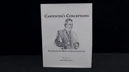 Carpenter&#039;s Conceptions by Jack Carpenter and Jamie Masterson