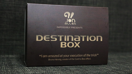 DESTINATION BOX by Jon Allen