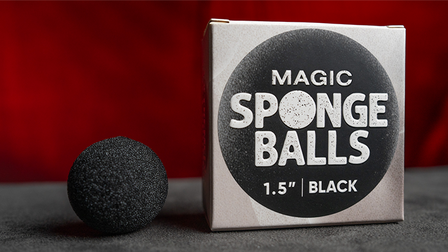 Sponsballen 4st zwart 1.5inch by Murphy&#039;s Magic