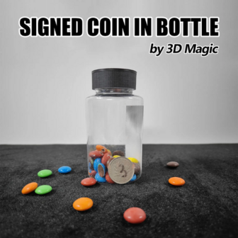 Signed card in Bottle