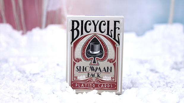 Bicycle Snowman (Rood) Playing Cards