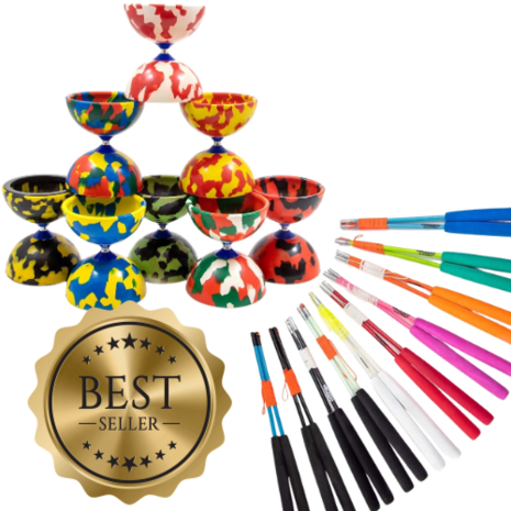 Diabolo starterkit pro sticks + DVD