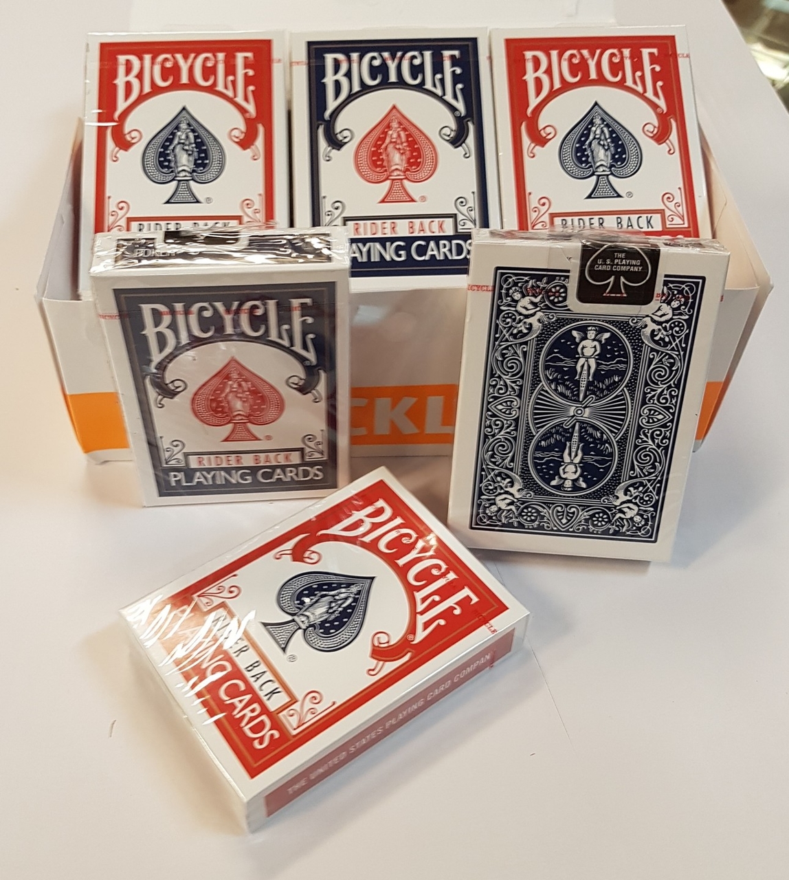 palm nationalisme band Bicycle speelkaarten doos - Goochelwinkel Magicshop.nl